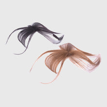 Load image into Gallery viewer, Clip-in human Hair 3D air  bangs /fringe -مقطع في شعر بشري ثلاثي الأبعاد انفجارات / هامش
