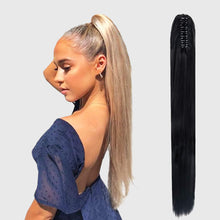 Load image into Gallery viewer, Estelle  Claw Curly Wavy / Straight Ponytail Extension Long Synthetic  for Women
