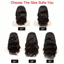 Load image into Gallery viewer, Human Hair  Body Wave  Wigs with 13x4 Lace Front-شعر مستعار مموج بشعر بشري مع دانتيل أمامي 13x4
