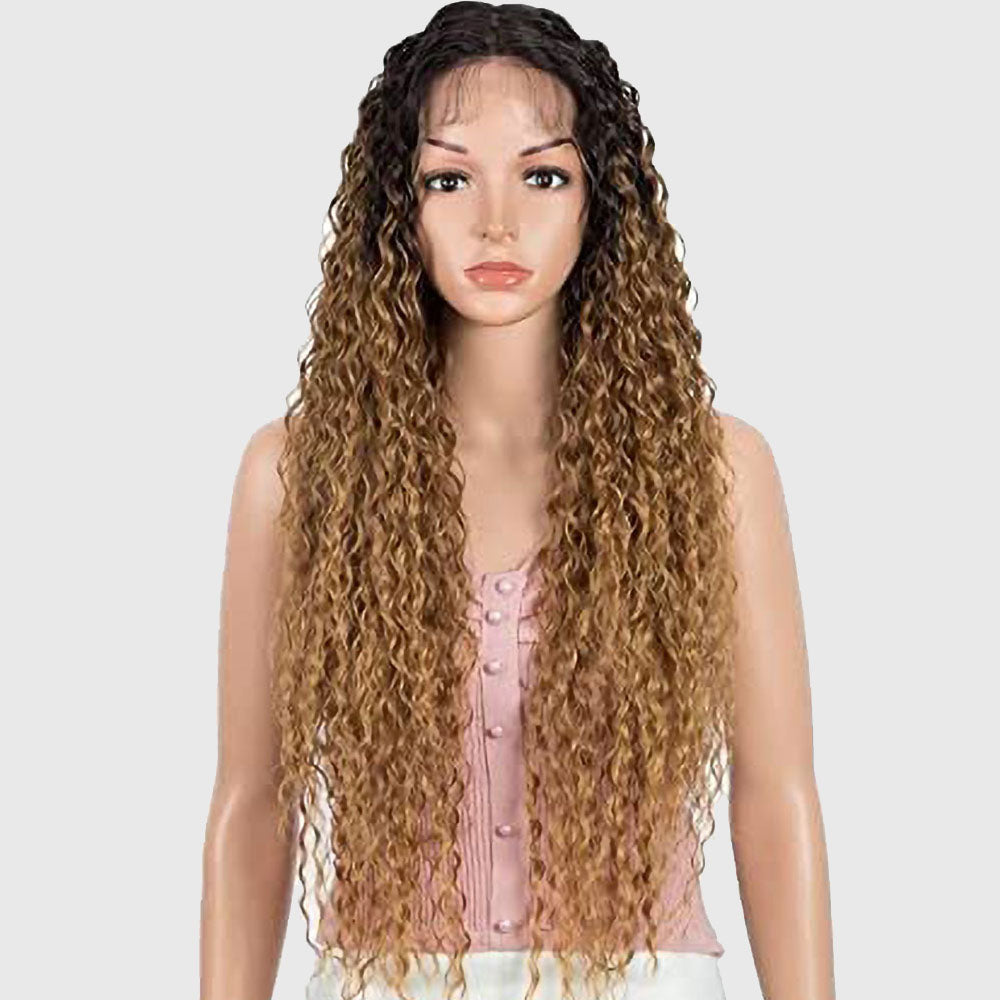 Estelle Long Curly Lace Front Wigs with 13