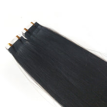 Load image into Gallery viewer, Seamless Real Hair Tape In Extension with high volume, Nature Black 1B-شريط شعر حقيقي غير ملحوم ممتد بكثافة عالية ، أسود طبيعي 1B
