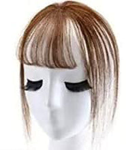 Load image into Gallery viewer, Estelle Realistic Natural Fake Bangs Invisible 3D French Air Bangs Real Hair Wig Pieces For Ladies Head Replacement Pieces
