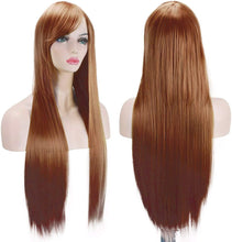 Load image into Gallery viewer, Estelle Wigs 32 Inches 80 cm Long Straight Anime Fashion Women&#39;s Cosplay Wig Party Wig With Free Wig Cap
