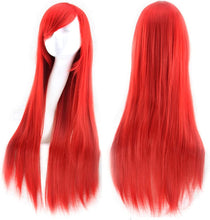 Load image into Gallery viewer, Estelle Wigs 32 Inches 80 cm Long Straight Anime Fashion Women&#39;s Cosplay Wig Party Wig With Free Wig Cap
