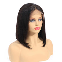 Load image into Gallery viewer, Eestelle Lace Front Bob Wigs Human Hair Brazilian Human Hair Short Bob Wigs for Woman Lace Closure Straight Hair Wigs Natural Color
