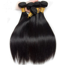 Load image into Gallery viewer, 12A  Double Drawn Virgin straight hair extensionتمديد الشعر البكر
