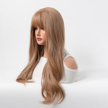Load image into Gallery viewer, Estelle Long Straight Hair Female Milk Blonde Wigs Full Head Covers
