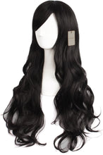 Load image into Gallery viewer, Estelle Charming Women&#39;s Long Curly Full Hair Wig Black باروكة شعر مستعار طويل مجعد طويل جذاب للنساء باللون الأسود
