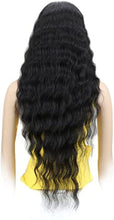 Load image into Gallery viewer, Estelle Lace Front Wigs 24&#39;&#39; Long Wavy Synthetic Wig 4.5&quot; Transparent Lace For Women (BLACK COLOR) Estelle الدانتيل الجبهة الباروكات 24 &#39;&#39; طويل مموج الاصطناعية الباروكة 4.5 &quot;دانتيل شفاف للنساء (أسود اللون)
