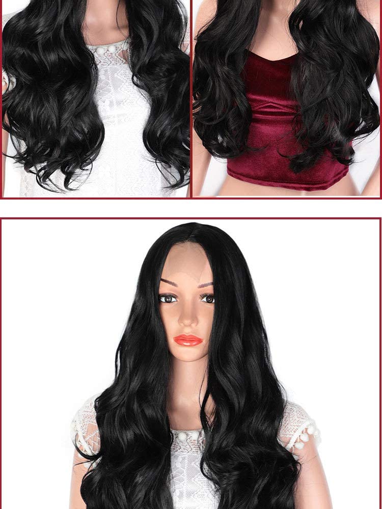 Estelle Fashion Small Lace Front Wig For Women Black Medium Loose