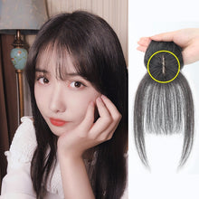 Load image into Gallery viewer, Estelle Realistic Natural Fake Bangs Invisible 3D French Air Bangs Real Hair Wig Pieces For Ladies Head Replacement Pieces
