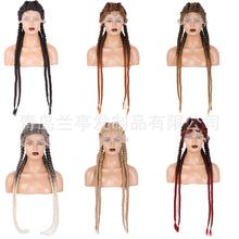 Load image into Gallery viewer, Estelle European And American Wigs New Wig Four Strand Dirty Braids Realistic Braids Headgear Natural Doll Hair
