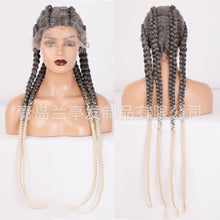 Load image into Gallery viewer, Estelle European And American Wigs New Wig Four Strand Dirty Braids Realistic Braids Headgear Natural Doll Hair
