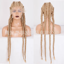 Load image into Gallery viewer, Estelle European And American Wigs New Wig Four Strand Dirty Braids Realistic Braids Headgear Natural Doll Hair
