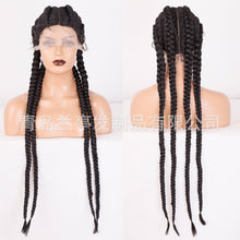 Load image into Gallery viewer, Estelle European And American Wigs New Wig Four Strand Dirty Braids Realistic Braids Headgear Natural Doll Hair
