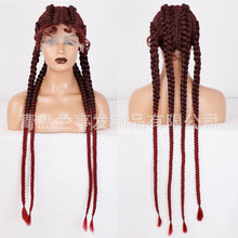 Load image into Gallery viewer, Estelle European And American Wigs New Wig Four Strand Dirty Braids Realistic Braids Headgear Natural Doll Hair
