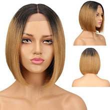Load image into Gallery viewer, Estelle 13x4 Lace Front Wig Heat Resistant High Quality Fiber Wig Nature Looking Color No 7
