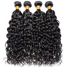 Load image into Gallery viewer, 12A  Double Drawn Virgin water wave hair extensionتمديد الشعر البكر
